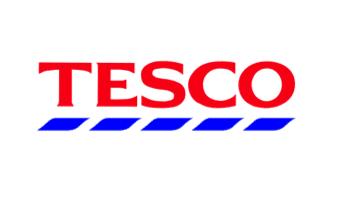 Red and blue Tesco Logo