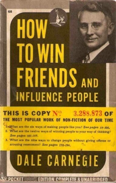 How to Win Friends and Influence People by Dale Carnegie self-hep books for trainers