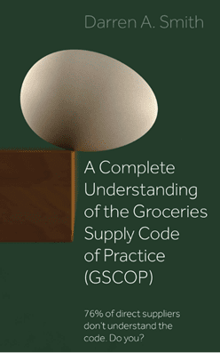 Green Book cover for GSCOP, Groceries Supply Code of Practice by Darren A. Smith
