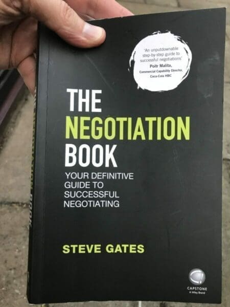Book cover of The Negotiation Book by Steve Gates Book