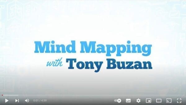 Links to YouTube video about How to Mind Map with Tony Buzan