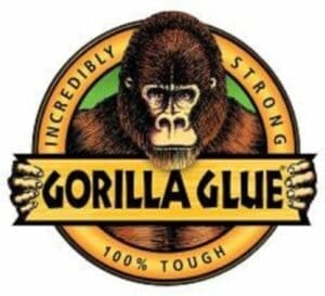 Gorilla Glue logo with a gorilla