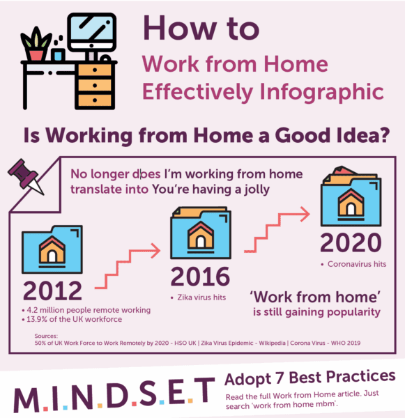 Is Working from Home a Good Idea? How to Work from Home Effectively Infographic