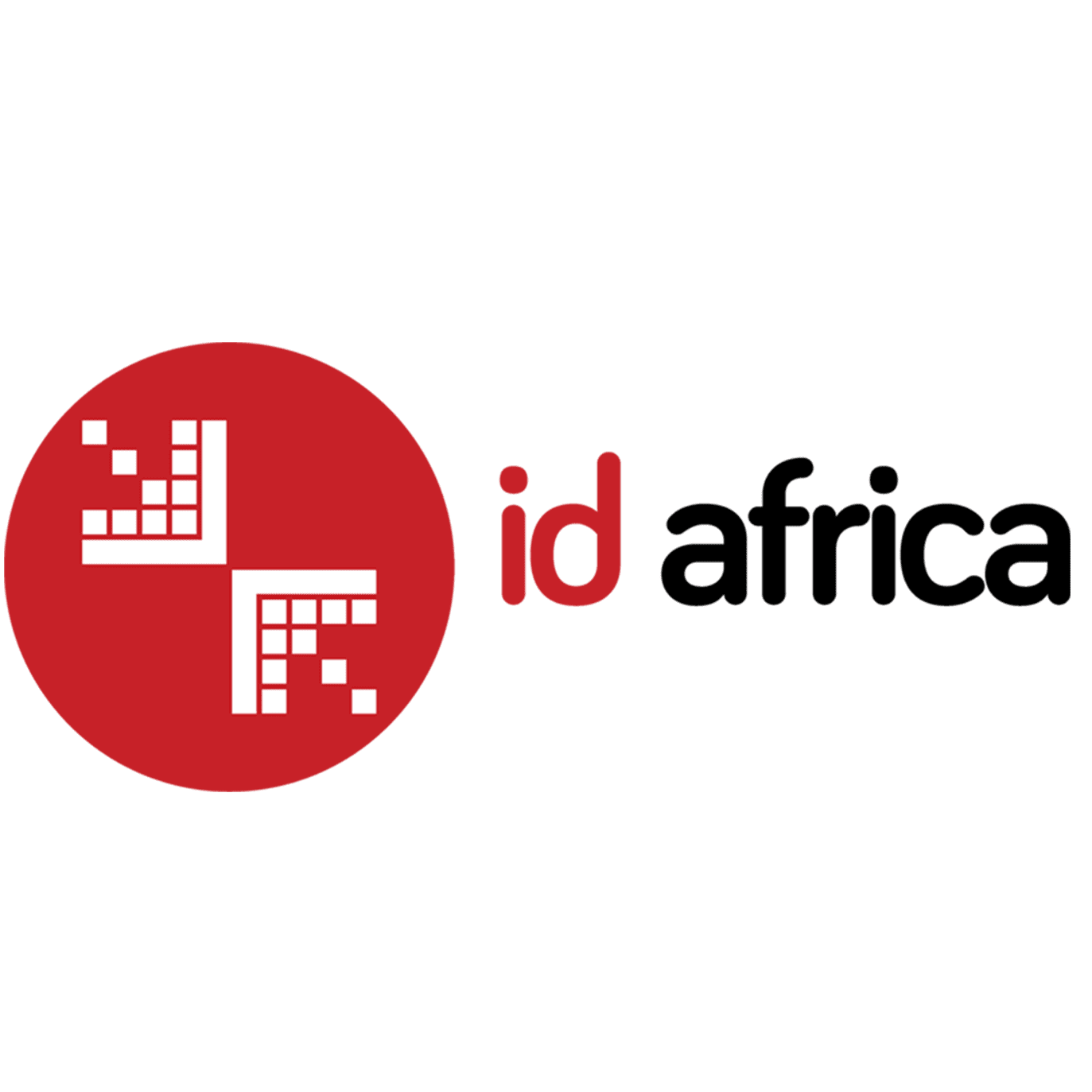 id africa logo with red circle on white background