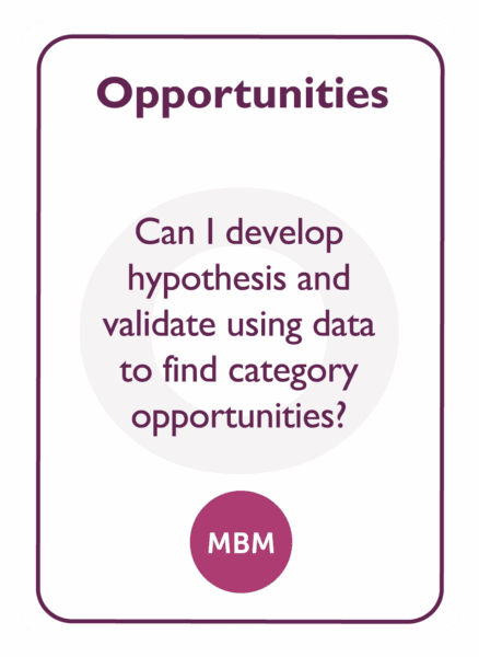 Negotiation coaching card titled Opportunities