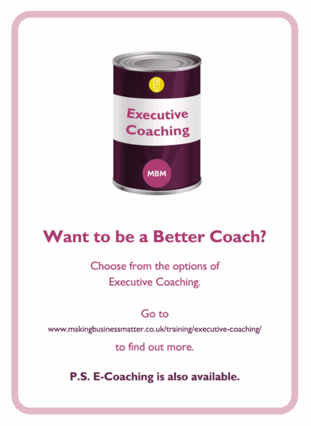 Negotiation coaching card titled want to be a better coach?