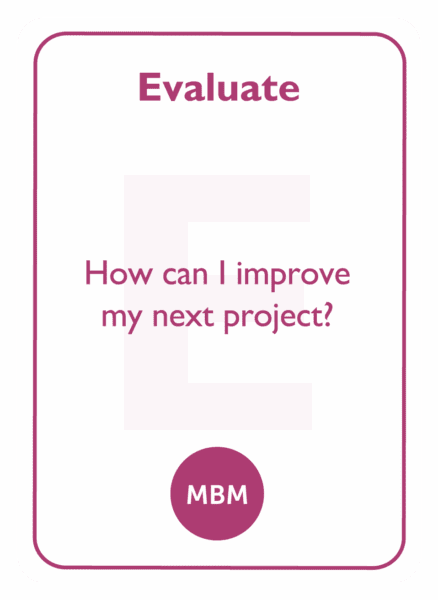 Negotiation coaching card titled Evaluate