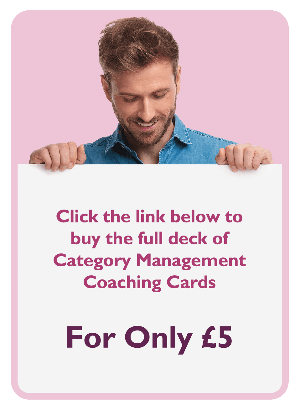Negotiation coaching card titled For Only £5