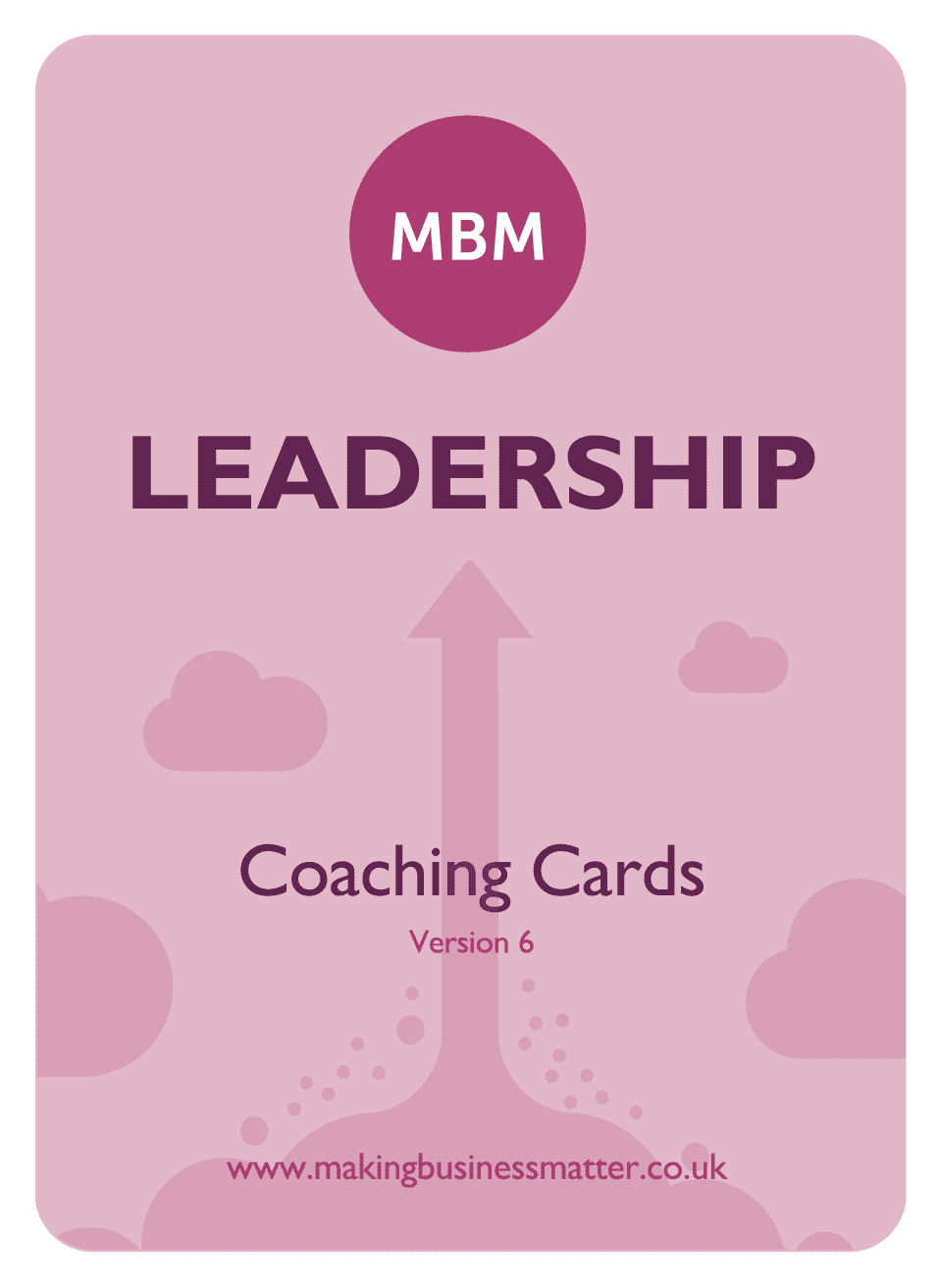 Front of coaching card with Leadership