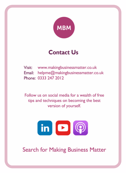 Coaching card titled Contact Us