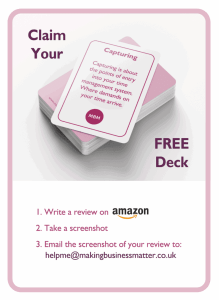Coaching card titled Claim your free deck