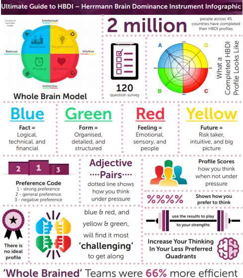 HBDI infographic from MBM