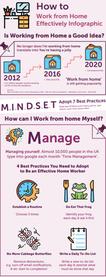 Work From Home infographic from MBM