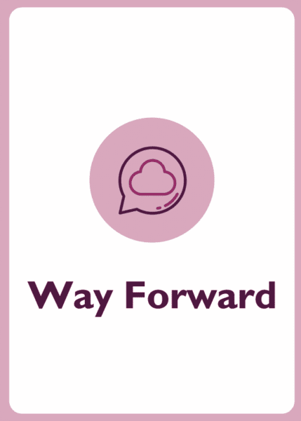 New Manager coaching card titled Way Forward