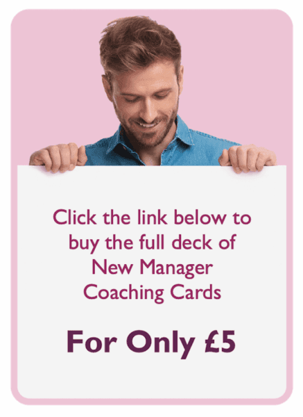 New Manager coaching card titled For Only £5