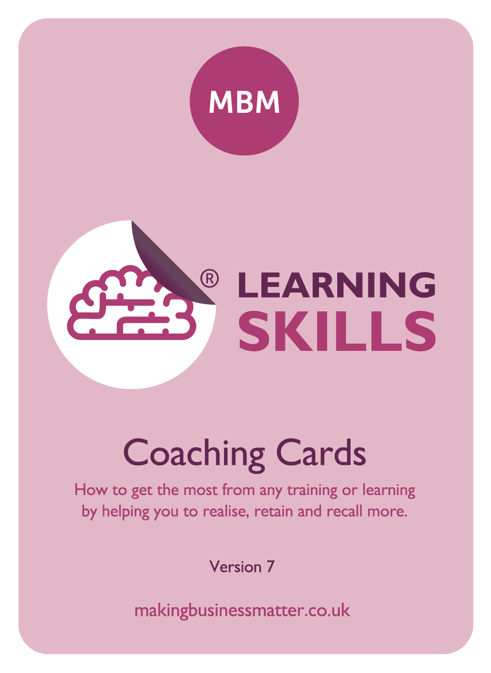 learning skills coaching cards