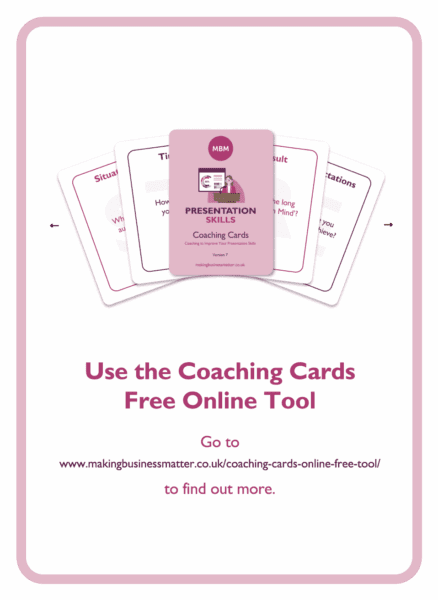 Coaching card Free Online Tool