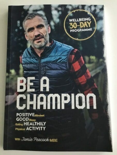 Book cover of Be A Champion by Jamie Peacock for book review