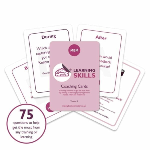 Learning Skills Coaching Cards