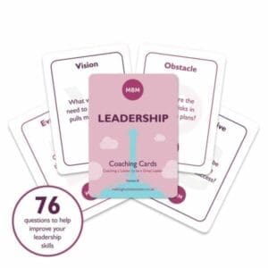 Five MBM leadership coaching cards