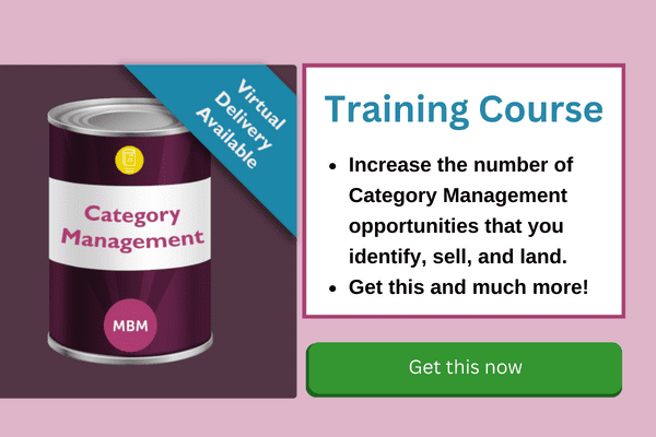 Category Management Training Course Category Management Training Course banner with green button and course can