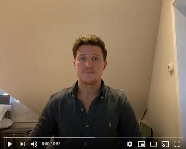 Links to YouTube video with MBM client testimonial from Jamie Annand from Ramsden international