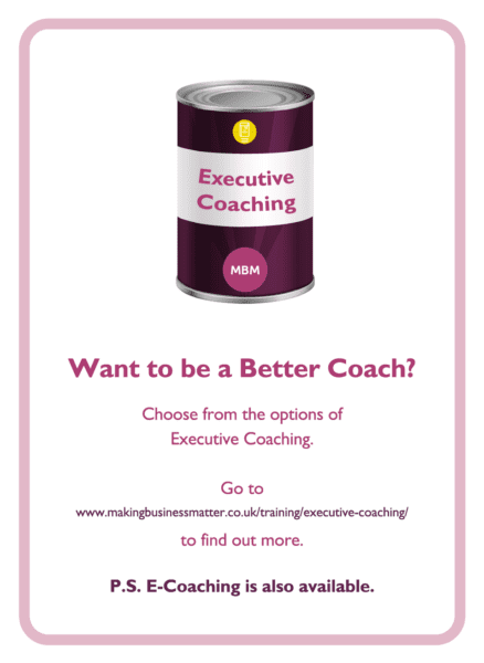 Caroline coaching card titled Want to be a better coach?