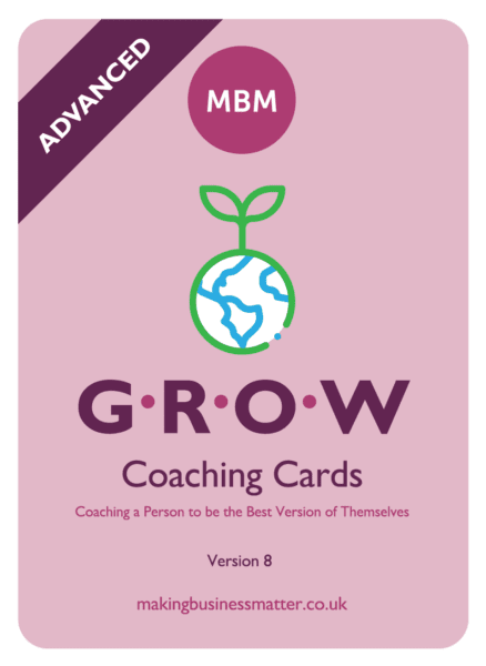 Front of GROW coaching card