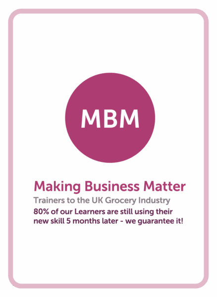 GROW coaching card with MBM logo