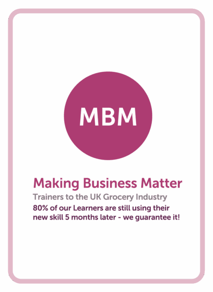 C-suite coaching card titled MBM