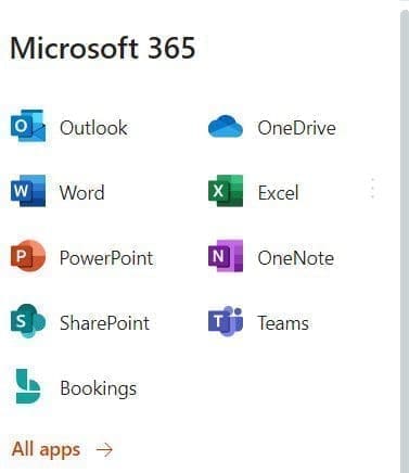 Microsoft 365 apps