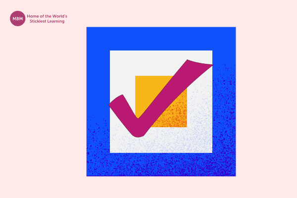 Tick inside blue box shape for The Coercive Style of Goleman Leadership Styles