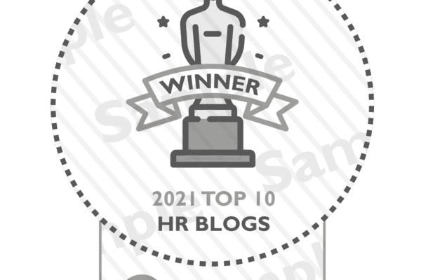Top HR Blog 2021 award icon from MBM