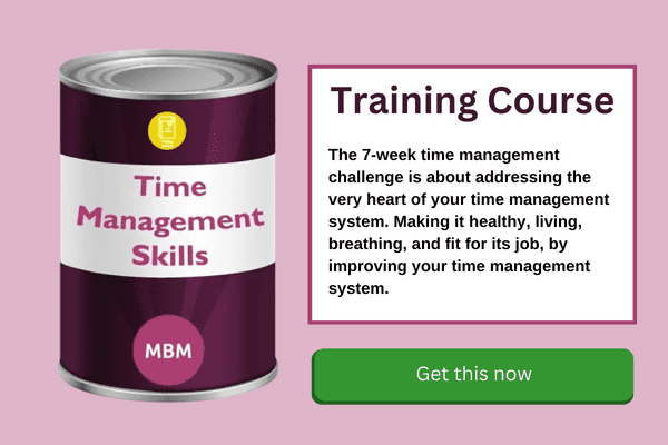 Time management Training Course Time management Training Course banner with green button and course can