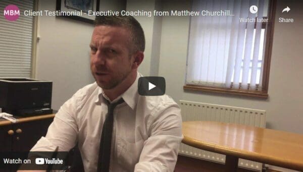 Links to YouTube video with MBM Testimonial from Matthew Churchill of Greencell
