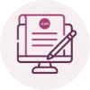 blog icon circle