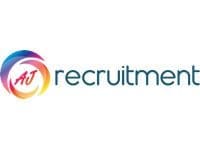 AJ Recruitment Logo on white background
