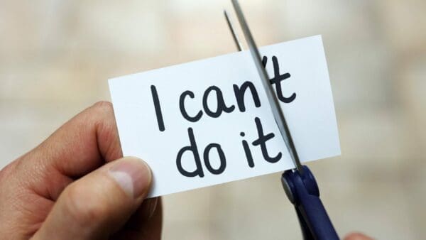 I can't do it quote being cut in half to read I can do it