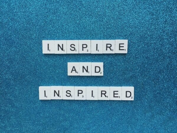 Inspire and inspired on word scramble blocks