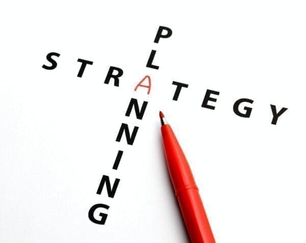 Planning strategy Crossword with words planning strategy crossing over
