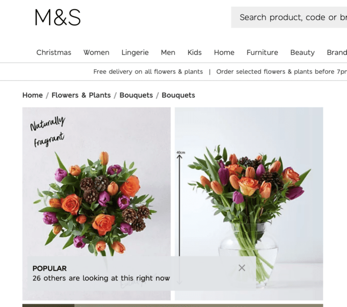 M&S flowers