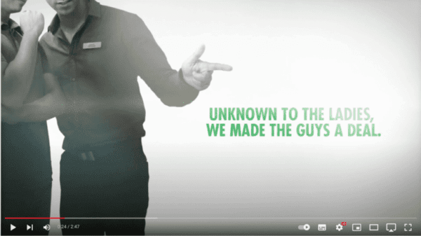 Heineken video Links to YouTube video about Heineken on chair buying