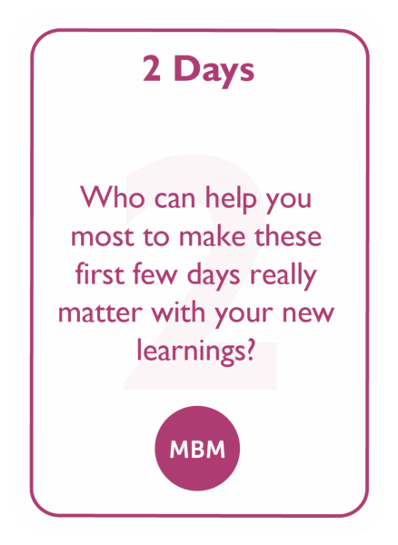 Sticky Learning Coaching Card
