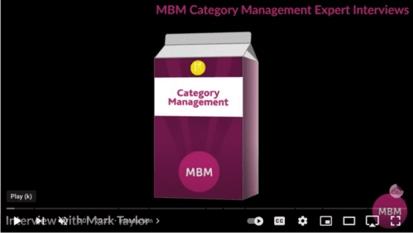 Links to YouTube video on Category Management by MBM
