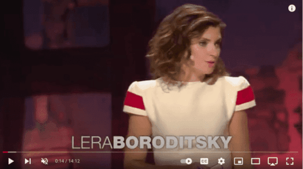 Body language video Links to YouTube Video with Lera Boroditsky discing body langauge for verbal communication
