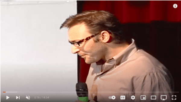 Linka to YouTube TED talk video with Simen Sinek on great leaders