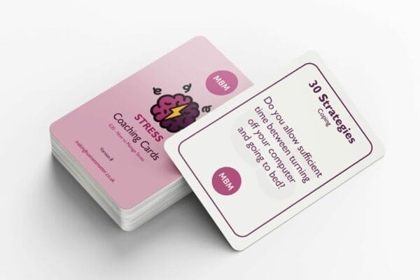 Stress Management Coaching Cards Image