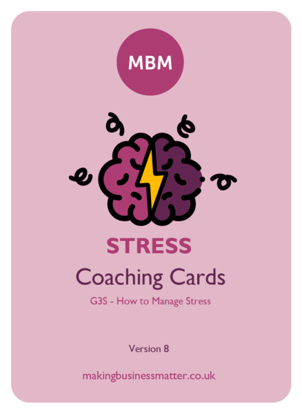 Stress Management Coaching Cards Image