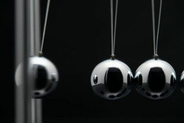swing Closeup of swinging metal balls