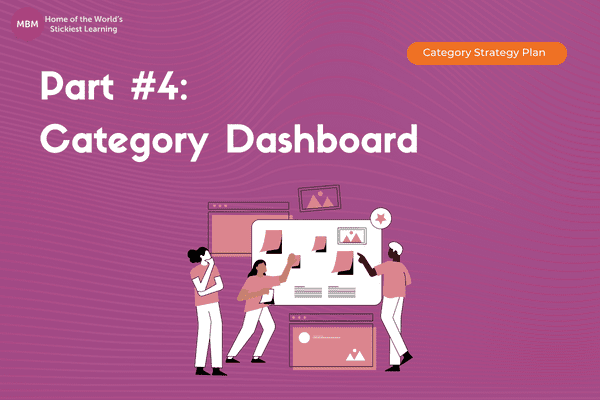 Part 4 category dashboard with ine managers putting post it notes on a board